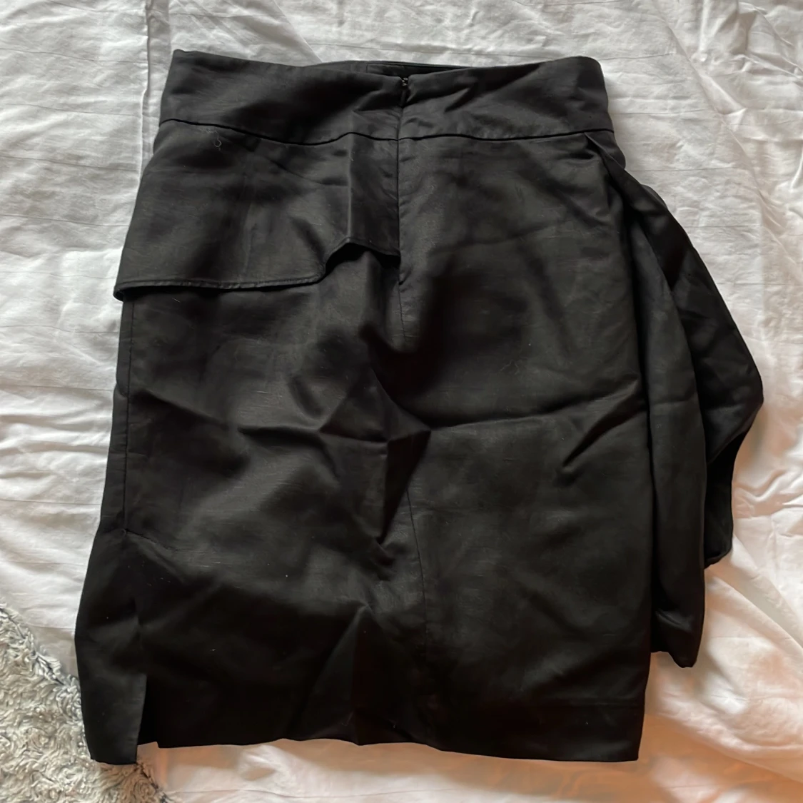 Vintage thight svart volangkjol - 91