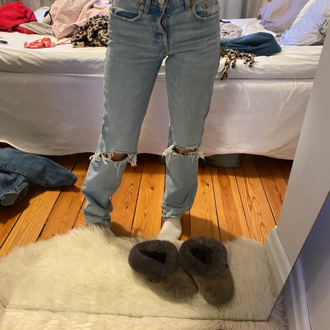 Somriga jeans från zara 