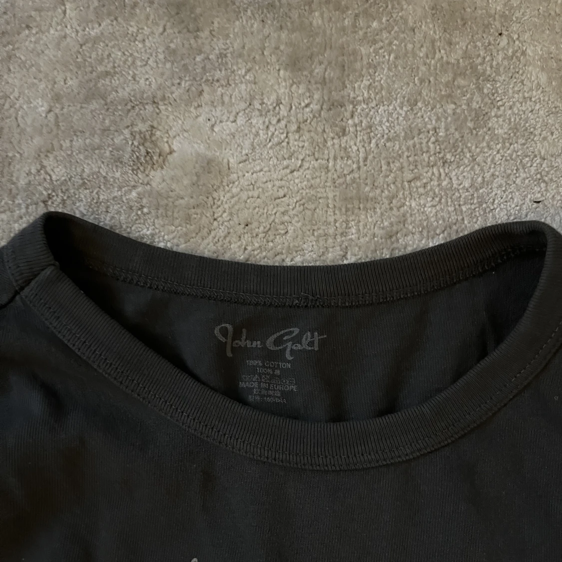 baby tee med tryck brandy melville  - 90