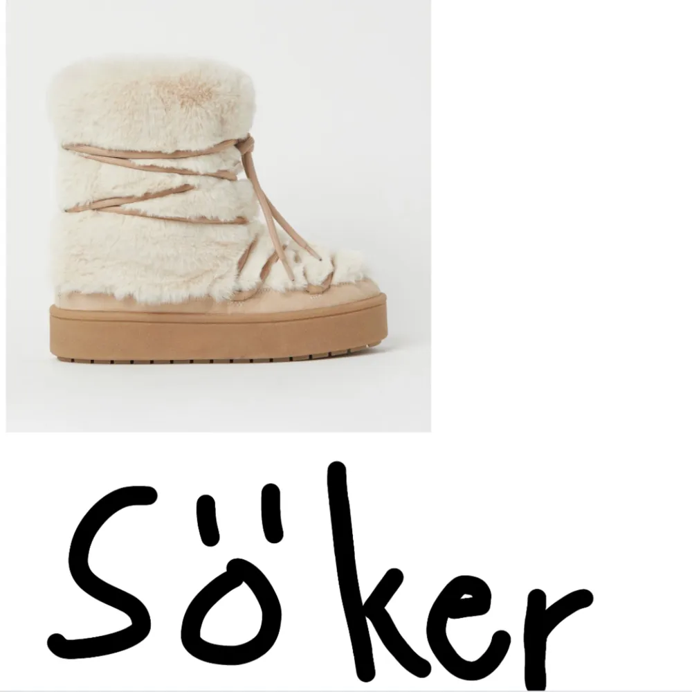 Hej jag söker H&M vinter skor i storlek 37. Skor.