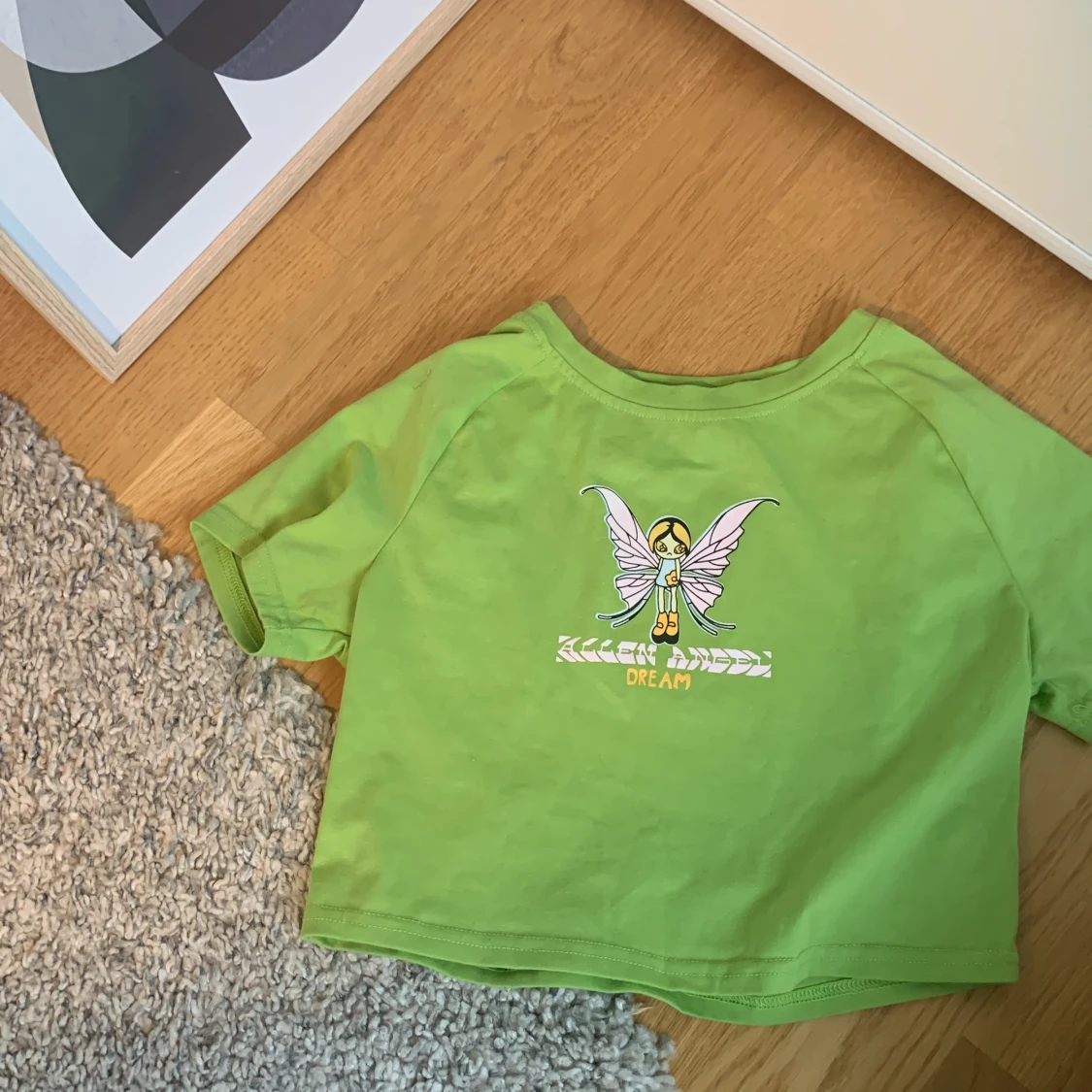 grön crop top  - 90