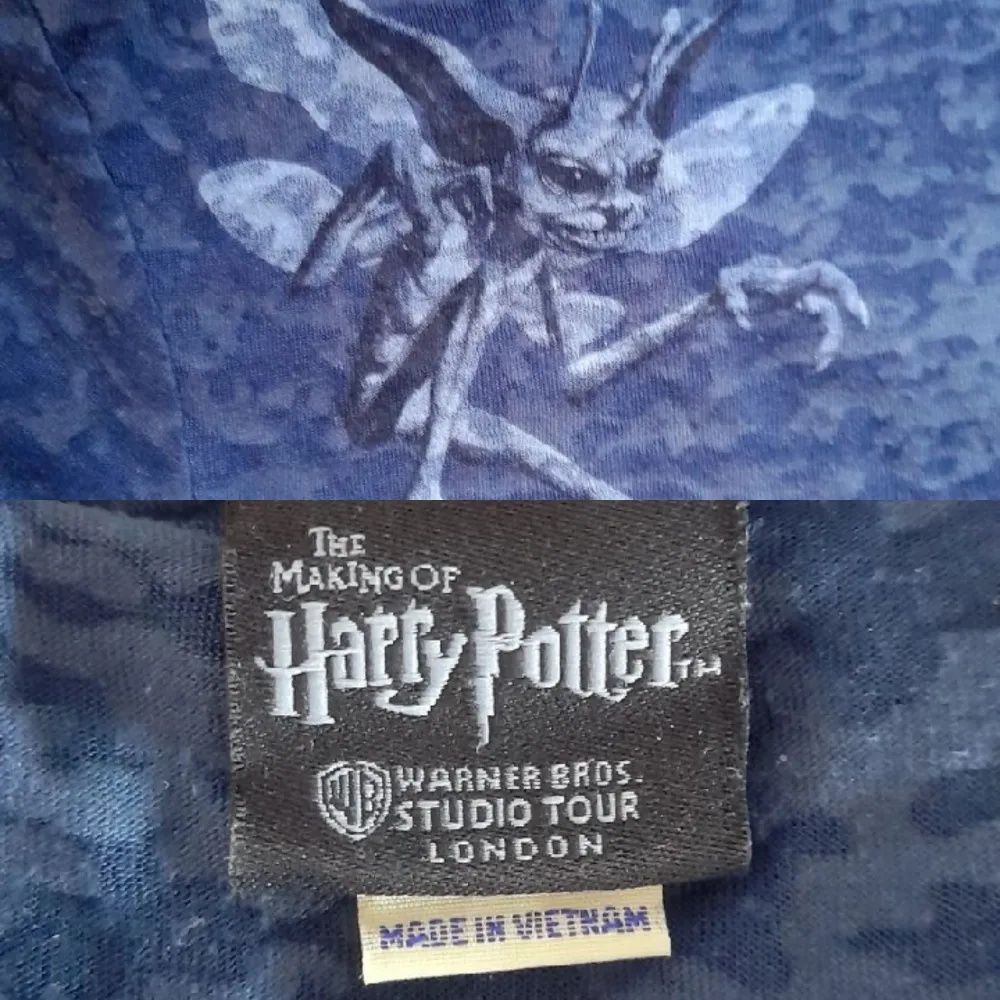 Harry Potter tröja köpt på Warner Bros Studio Tour i London. Den är genomskinlig och med tryck av pixi-gnomer på fram och baksidan. Använd gärna prisförslag/köp nu funktionen . T-shirts.