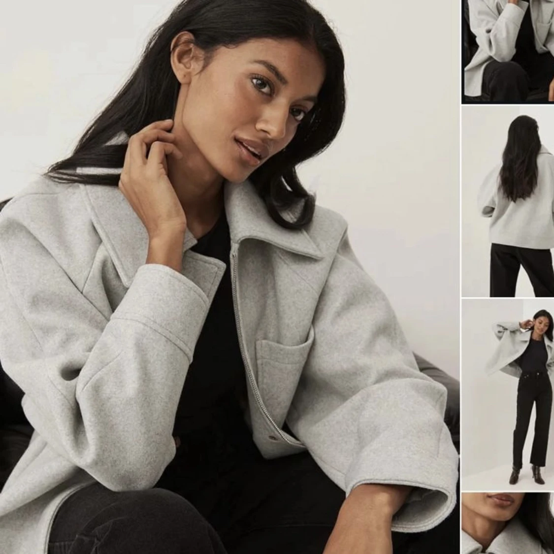 Grå nakd jacka  - 90