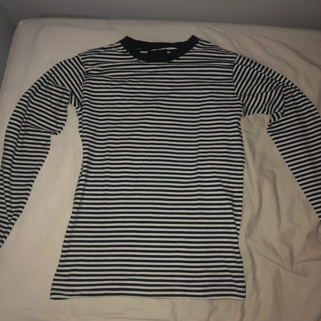 Svart Vit Randig Tröja