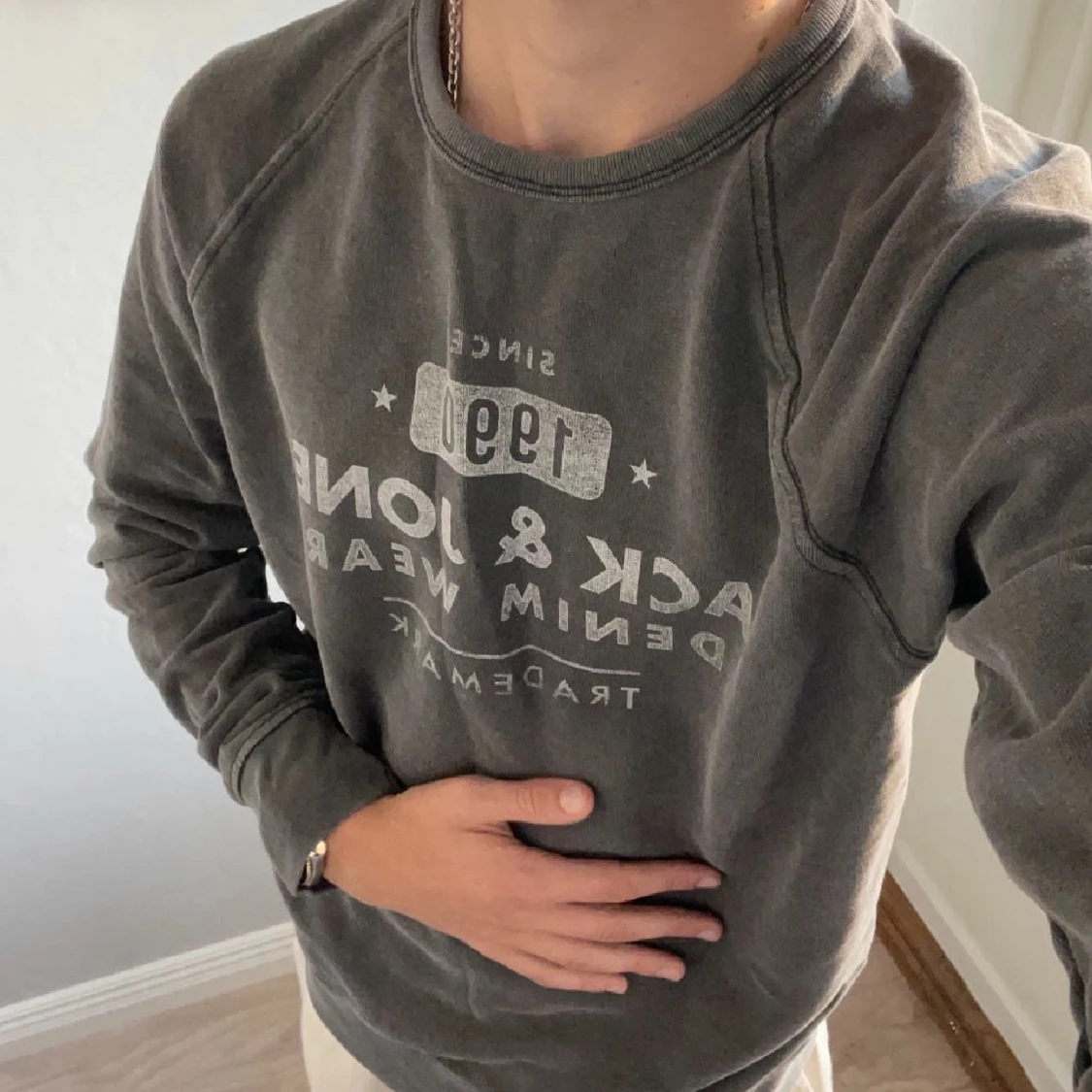 Grå Jack & Jones sweatshirt - 90