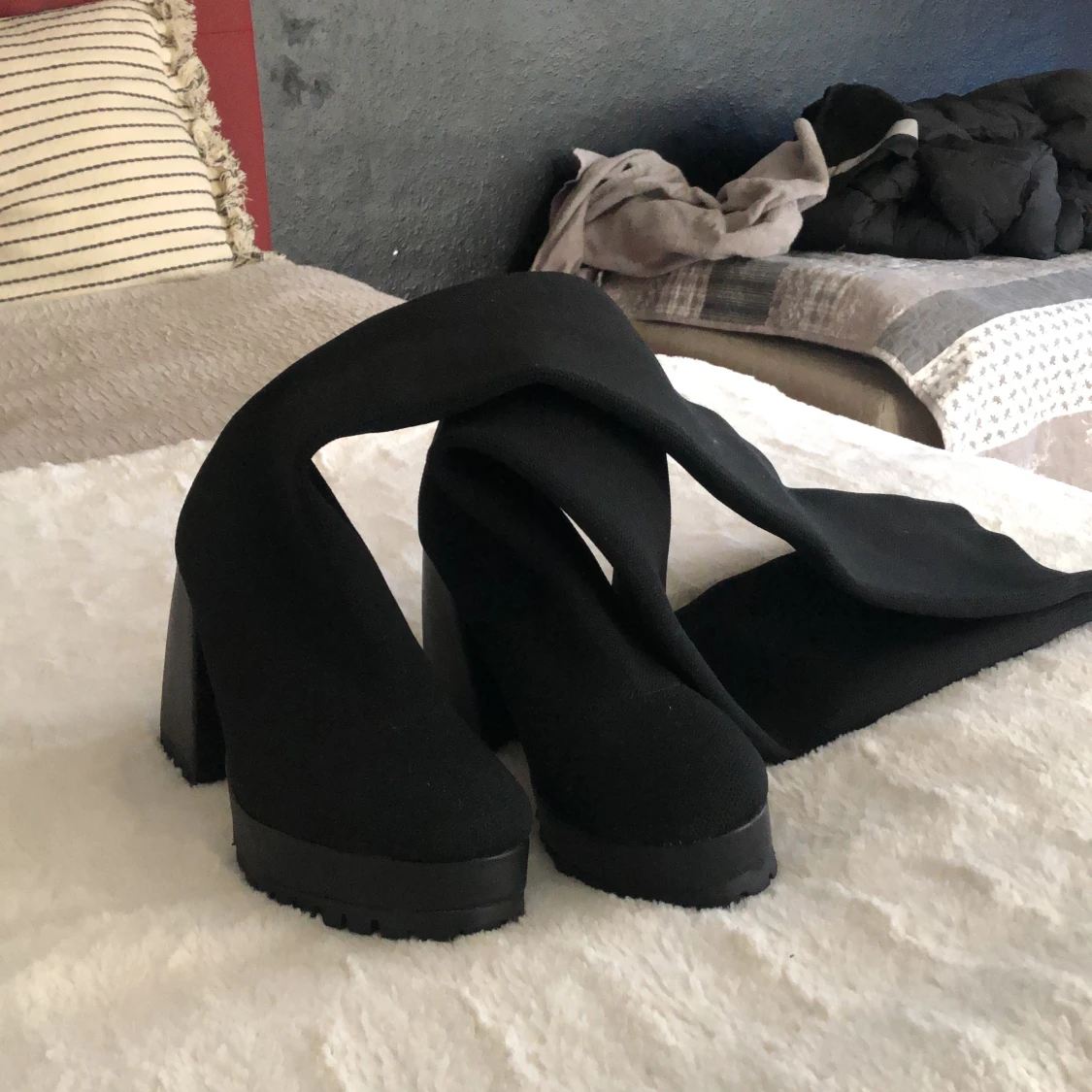 Klackar med stretch tights - 90