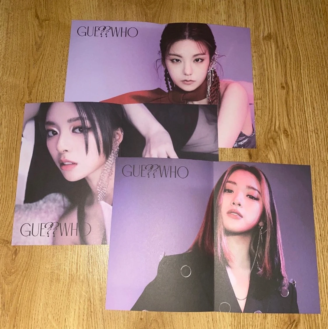 Itzy guess who kpop album photocard  - 91