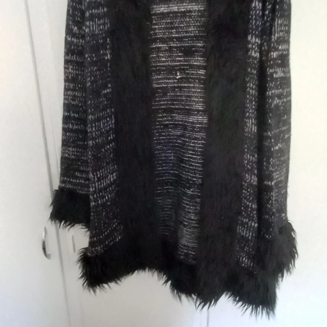 Kofta fuskpäls krage storlek xl - 90