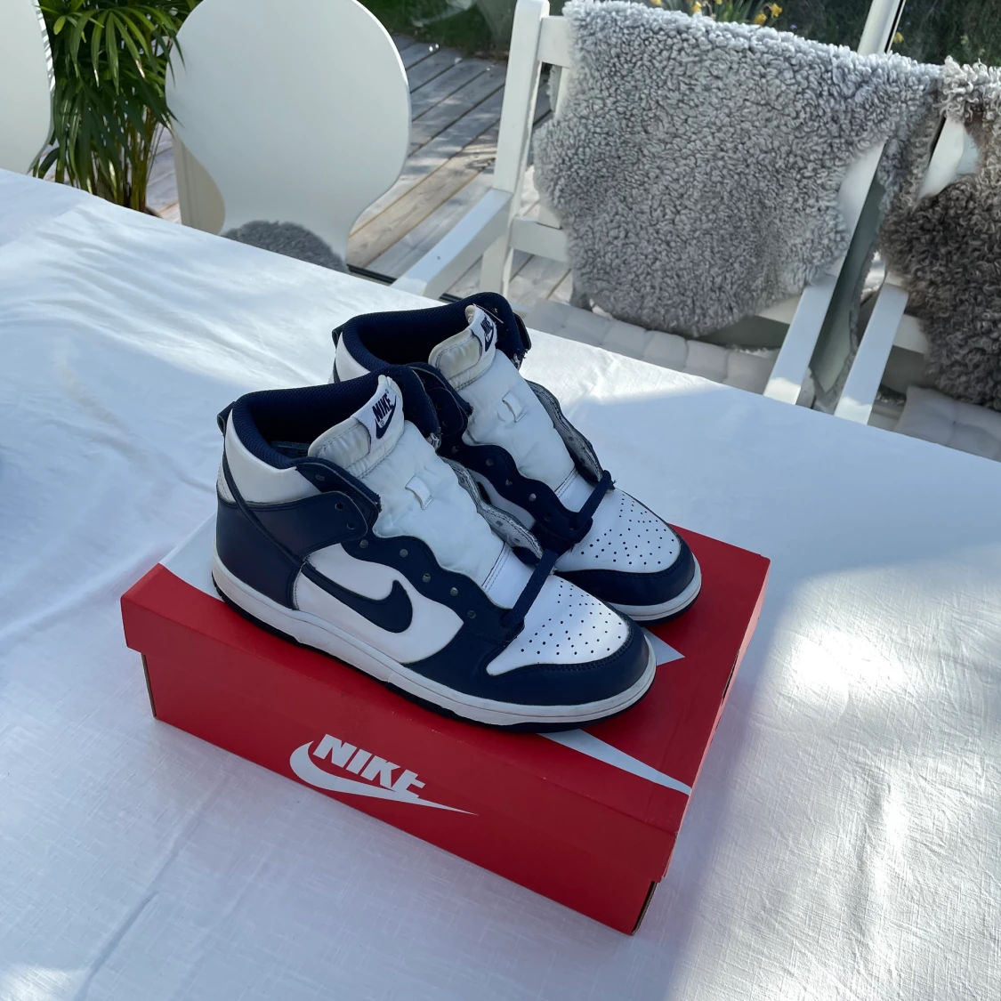 Nike dunk high midnight navy  - 91