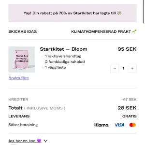 Andvänd min länk så får ni estrids startkit för bara 28kr!! (Inget samarbete, jag får gratis rakhyvlar om länken används) Här är länken: https://estrid.com/r/loot627e1bb1c6bf8 💘🙏