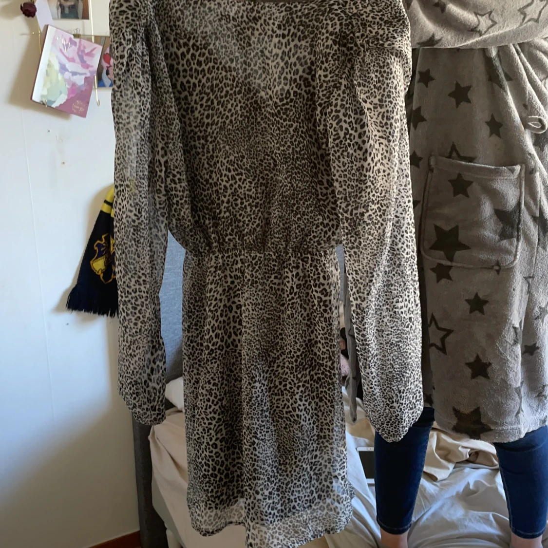 Leopard klänning - 90