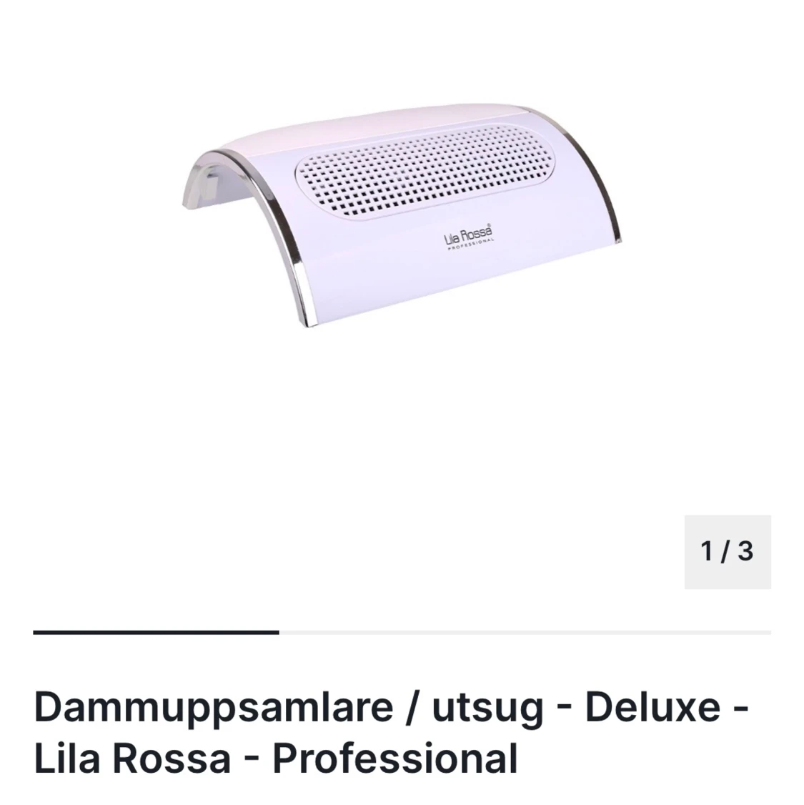Oanvänd nagel -damm uppsamlare