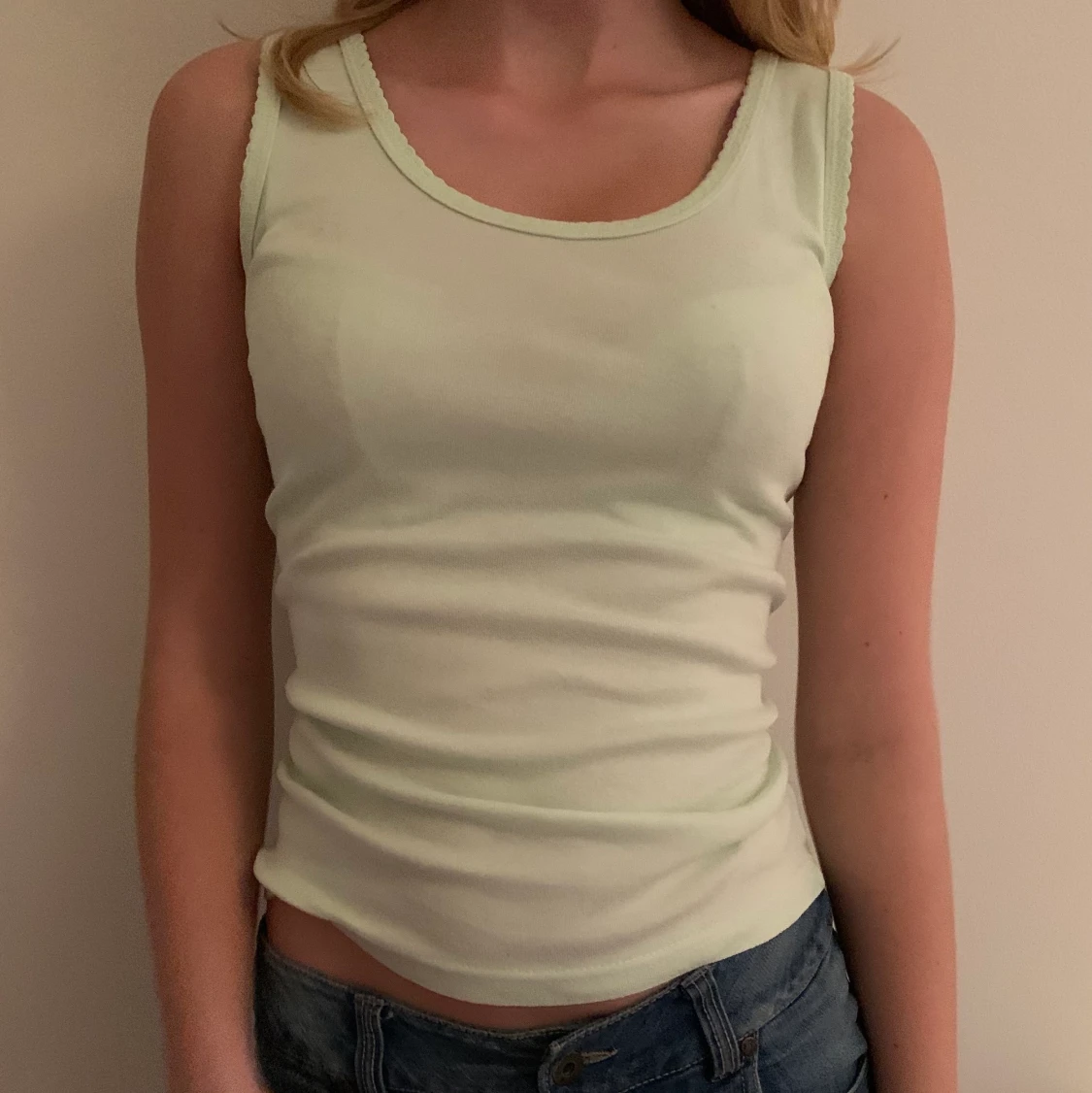 Pastellgrönt linne  - 90