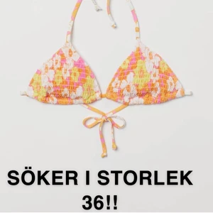 Söker denna bikini top från hm💖💖 - Skriv om du har och vill sälja!