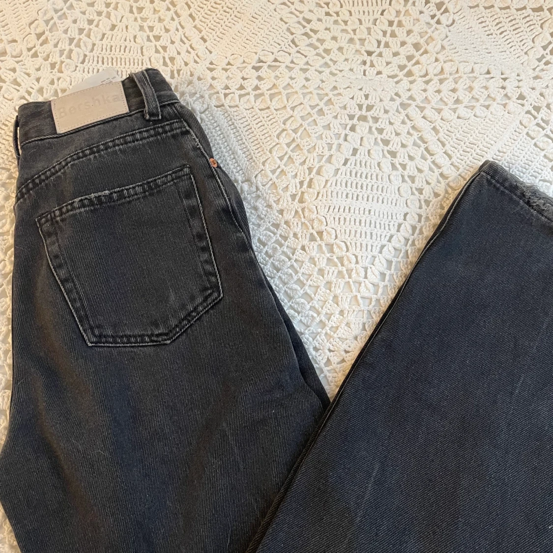 Gråa oversized jeans! - 91