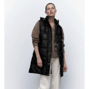 Zara väst Skinn - Skinnväst i nyskick från zara. Nypris 699kr. Säljer pga att den ej kommer till användning.