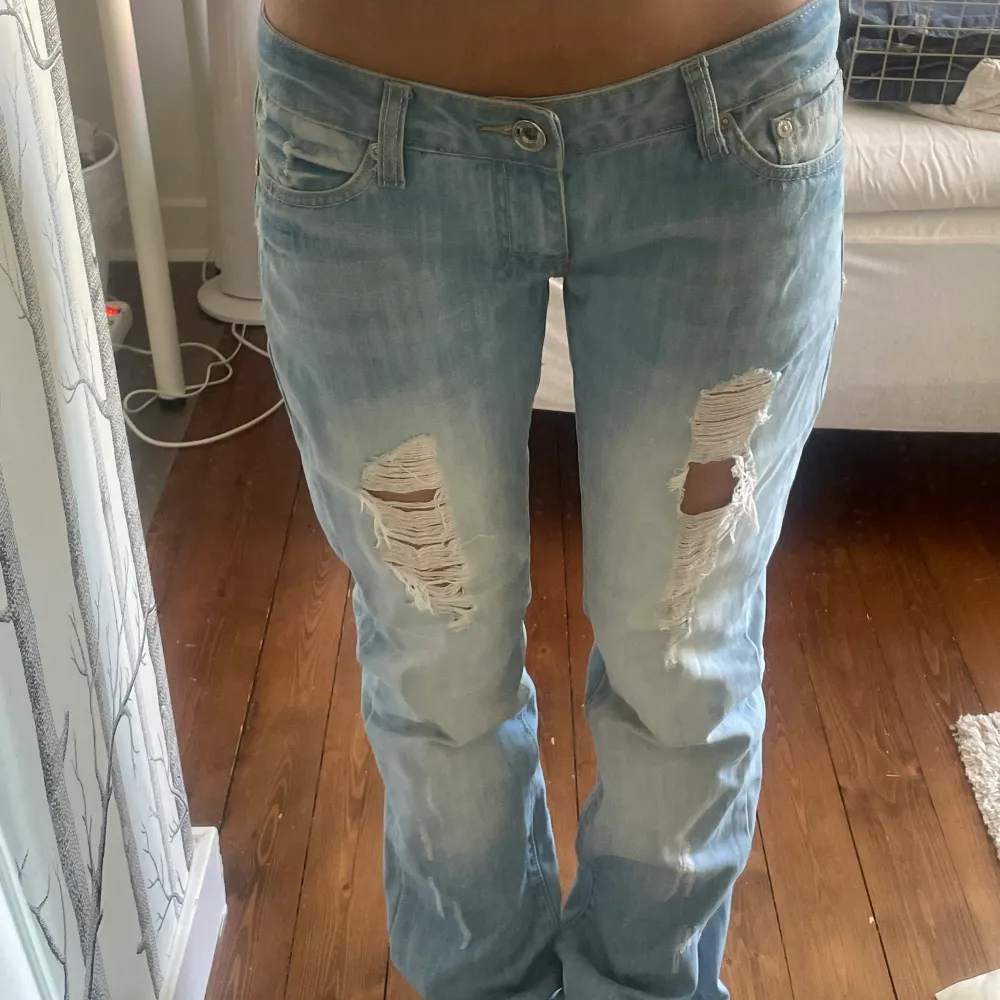 Jättesnygga jeans i bra skick, skriv om ni vill ha fler bilder💓. Jeans & Byxor.