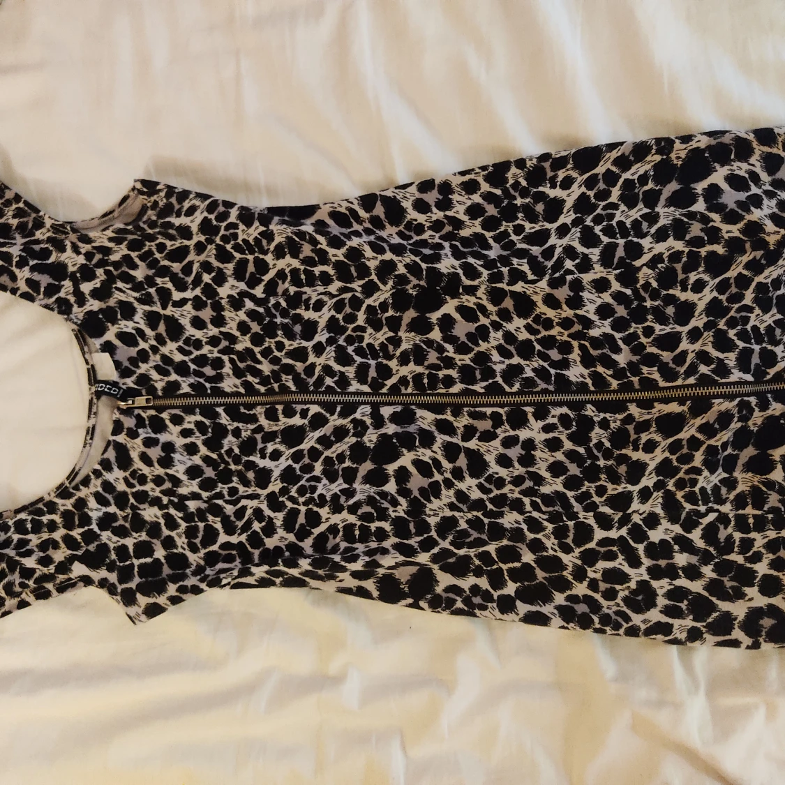 Gepard mönstrad klänning - 91