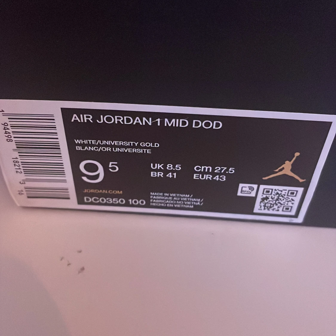 AIR JORDAN 1 MID DOD - 90