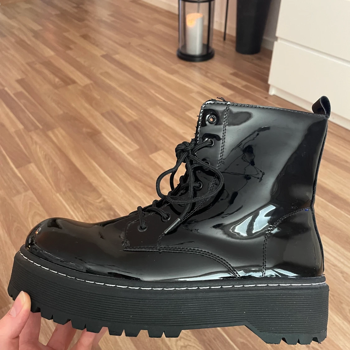 Blanka kängor strl 41