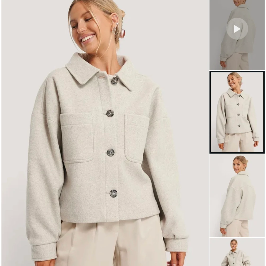 Jacka från Nakd, prislappen kvar. Köptes förra säsongen men har aldrig riktigt kommit till användning. Lite små nopprig på armarna men inget man märker av❤️