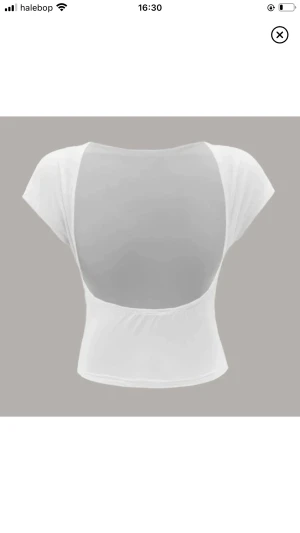 Topp utan rygg - Säljer denna otroligt snygga topp från Shein som jag aldrig använt, därav nytt skick.