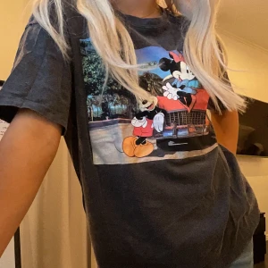 T-shirt med tryck - Cool T-shirt med mussepigg tryck, köpt på zara för något år sen , bra skick💕