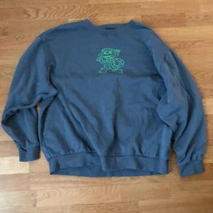 Weekday tröja - Säljer min weekday tröja med en sköldpadda som tryck. Sitter oversized.