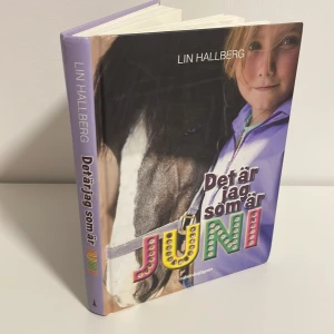 Svensk bok  - En bok på svenska vid namn ”Det är jag som är Juni” av Lin Hallberg
