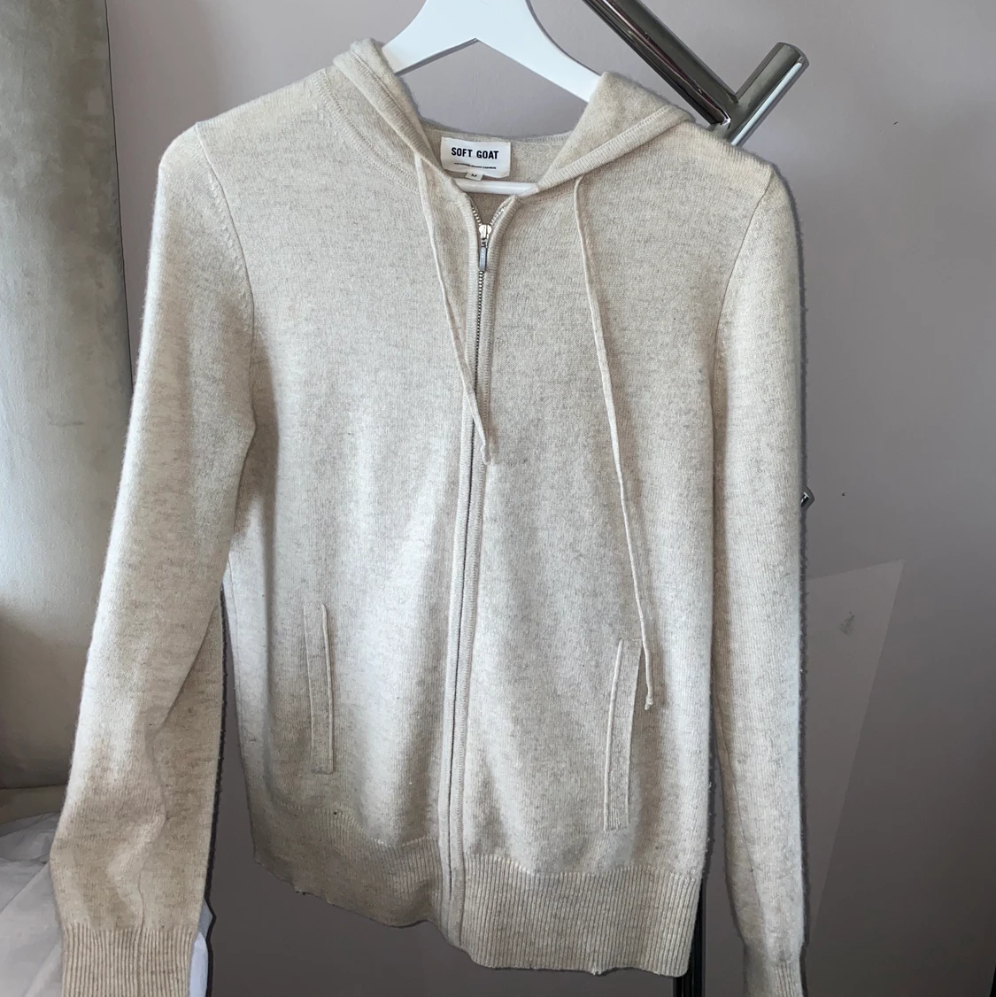 Soft goat zip hoodie - 90