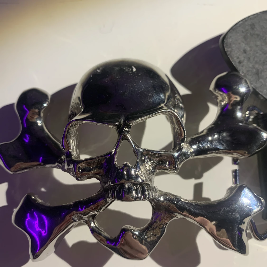 Dödskalle bälte - 90