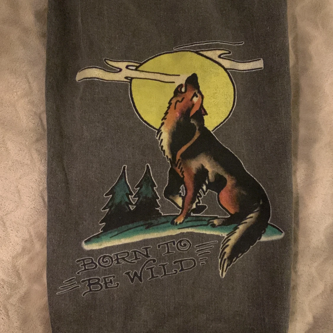 Gråa Ed Hardy jeans - 90