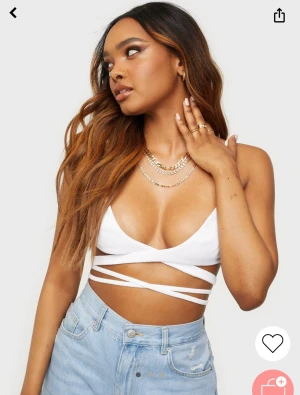 Topp - Helt oanvänd topp från Nelly, lapp kvar. För liten för mig, har runt 75C-D i bhar för referens. 