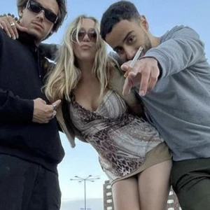 Leopard top - Glittrig leopard topp med snörning i bak 