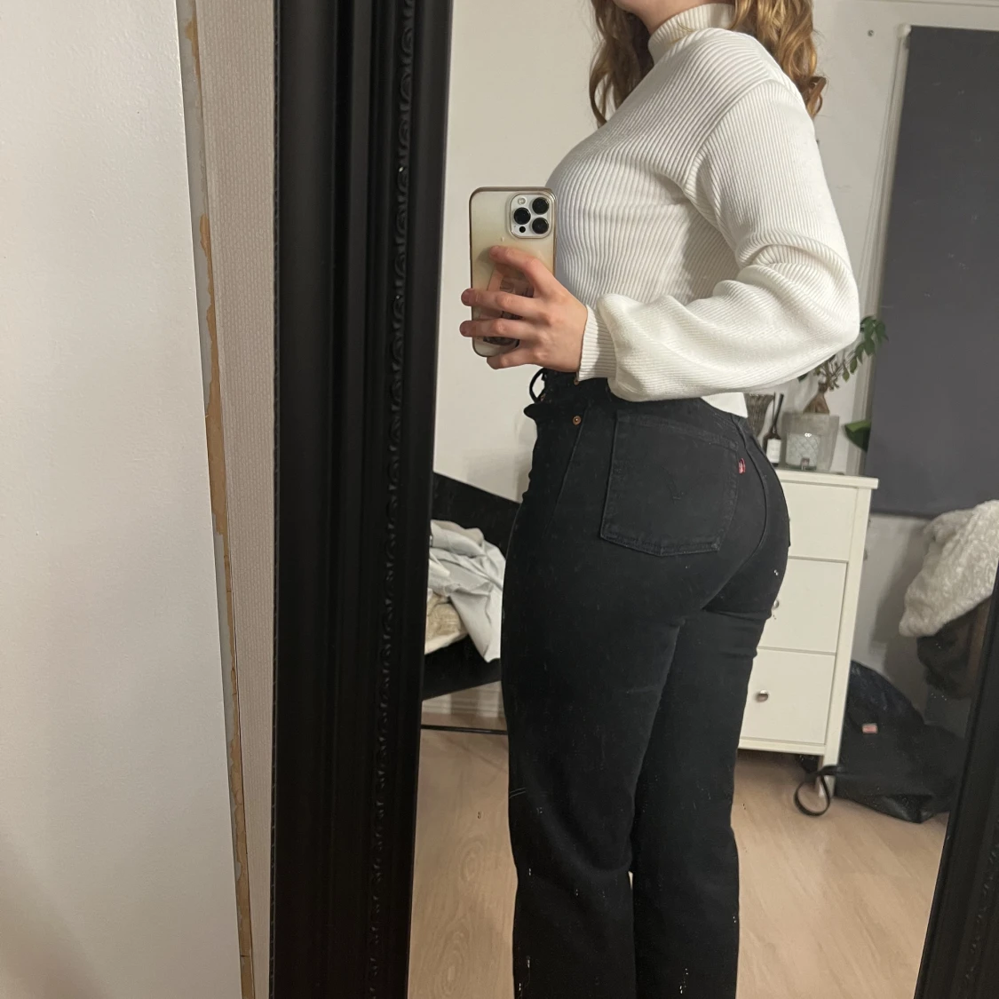 Svarta Levis byxor - 91