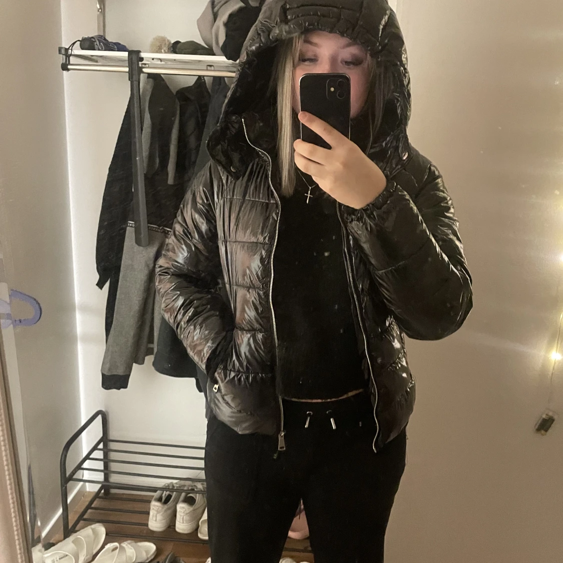 Nelly glansig jacka - 90