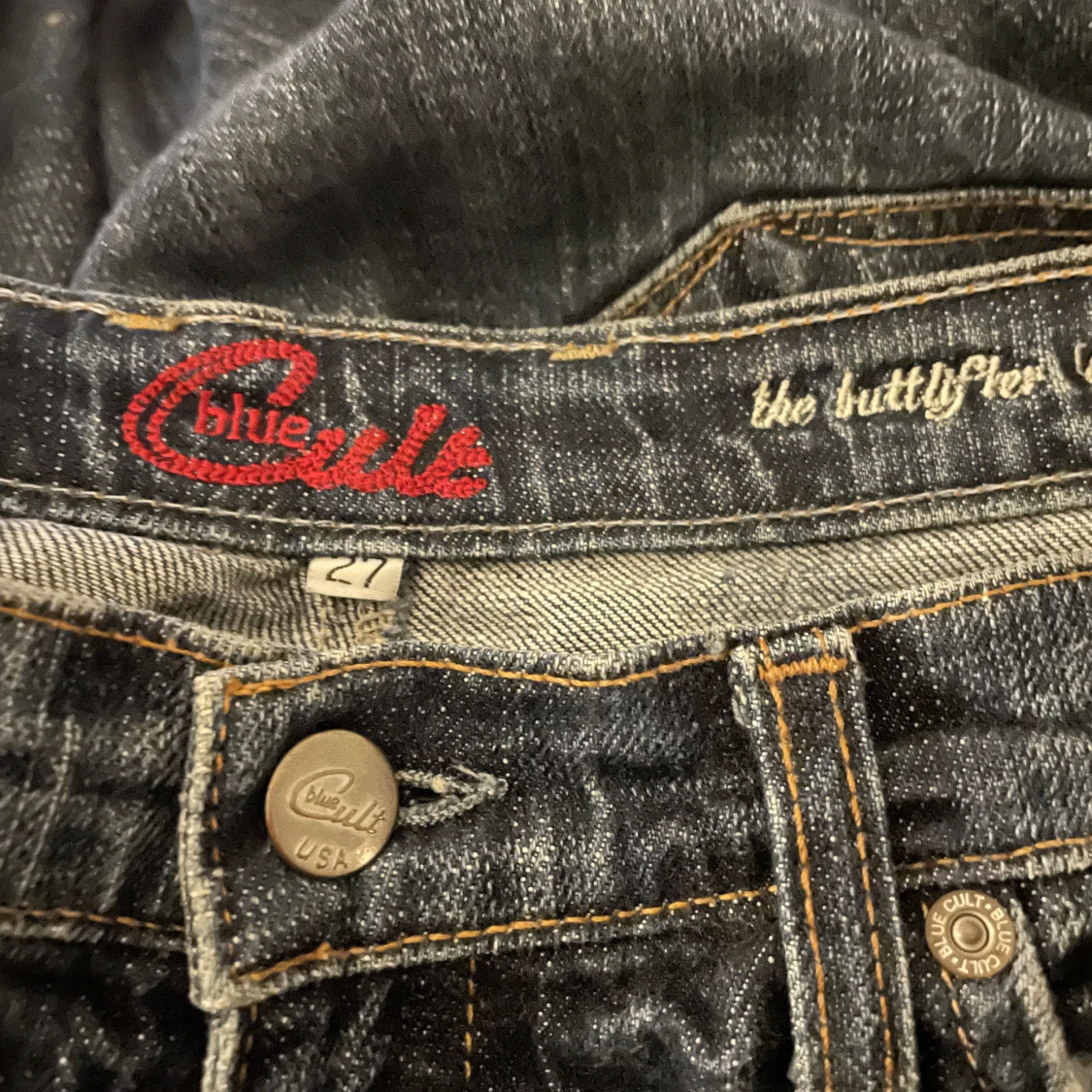 lågmidjade jeans - 91