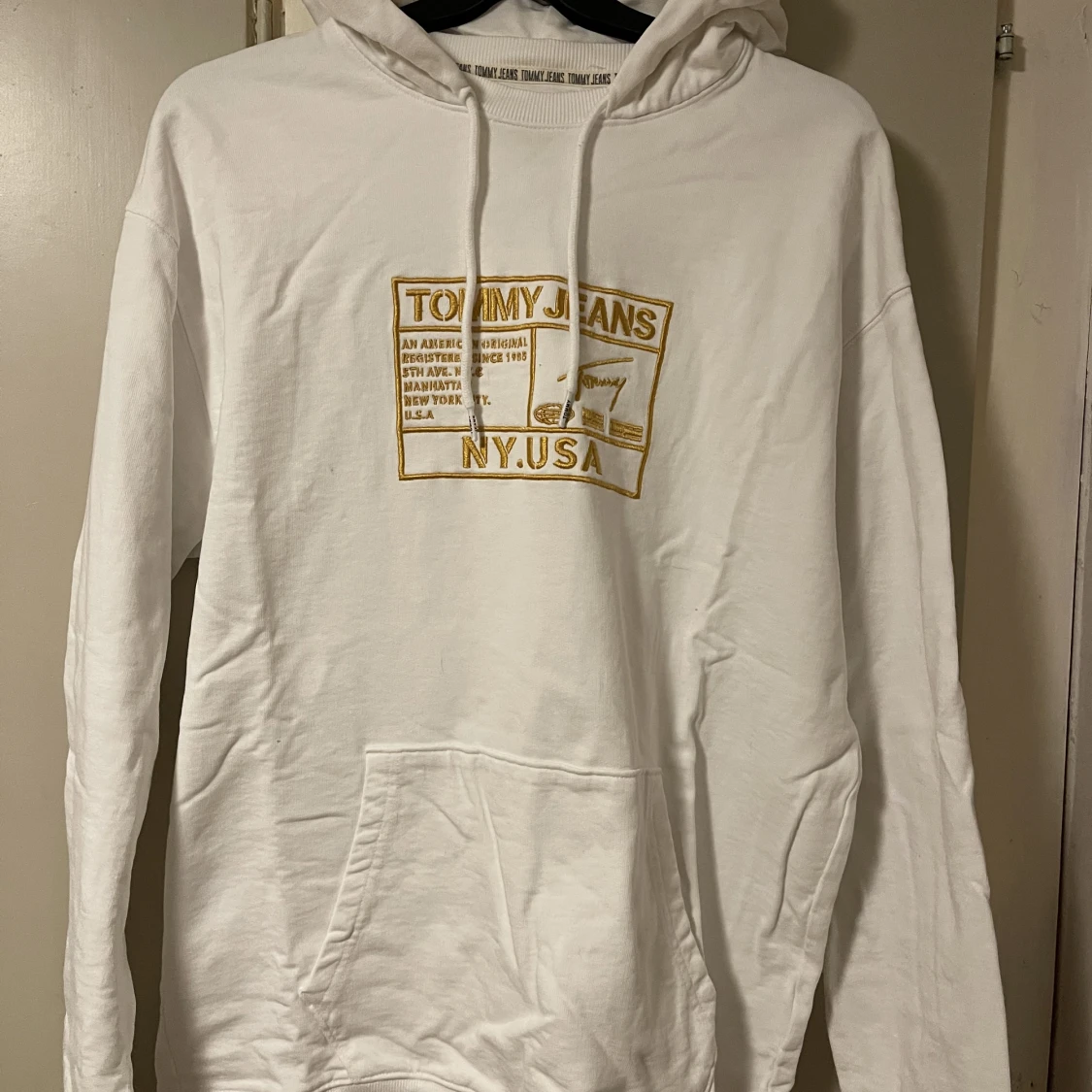 Vit Tommy hilfiger hoodie