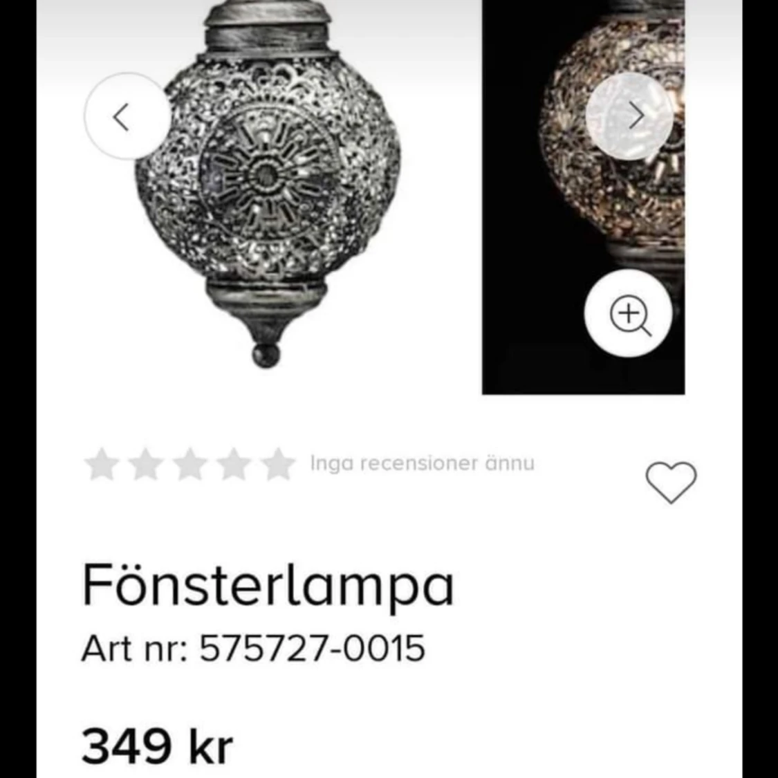 2 st orientaliska Fönsterlampor  - 90