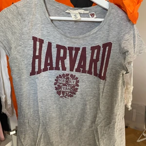 Grå Harvard  - tunn Grå tshirt med röd harvard text. Tre små hål i tröja (se bild). Storlek Medium