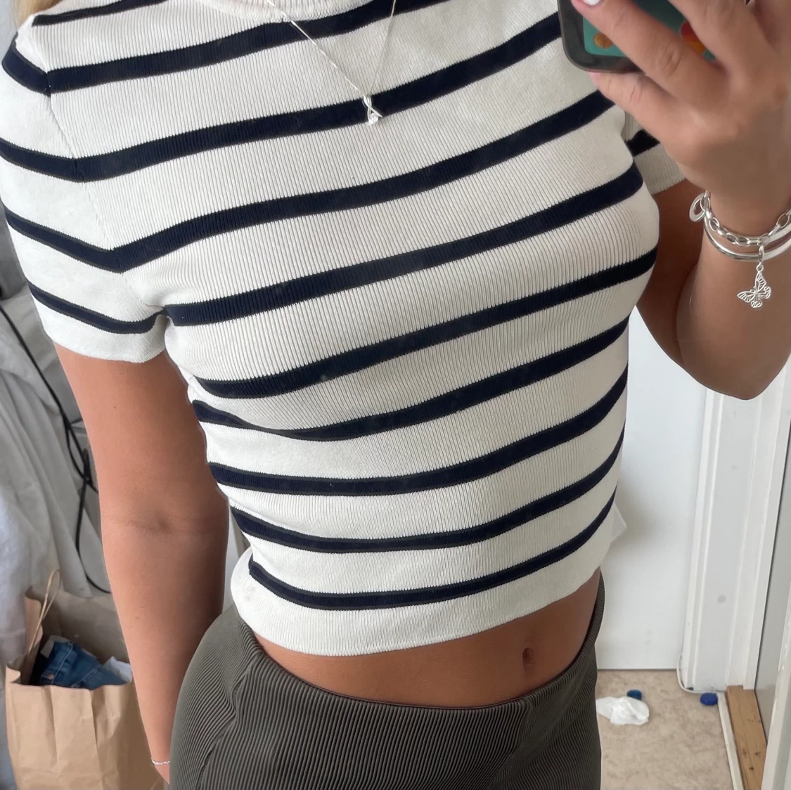 Randig zara t-shirt❤️