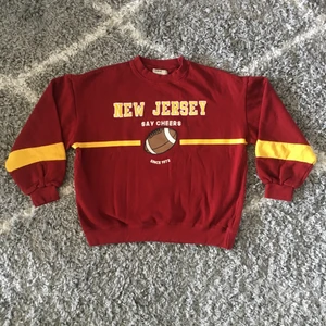 Oversized Vintage Sweatshirt  - färg: dark red