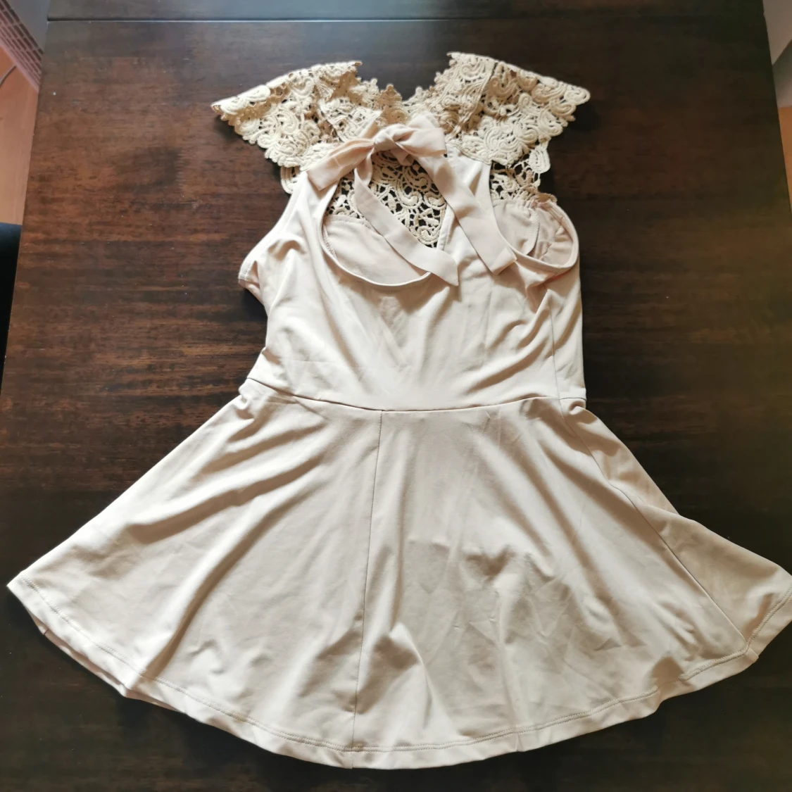 Peplumtopp, guldfärgad - 90