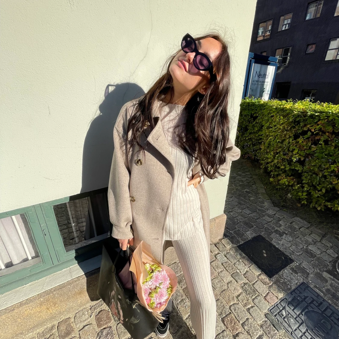 Beige Kashmir kappa - 91