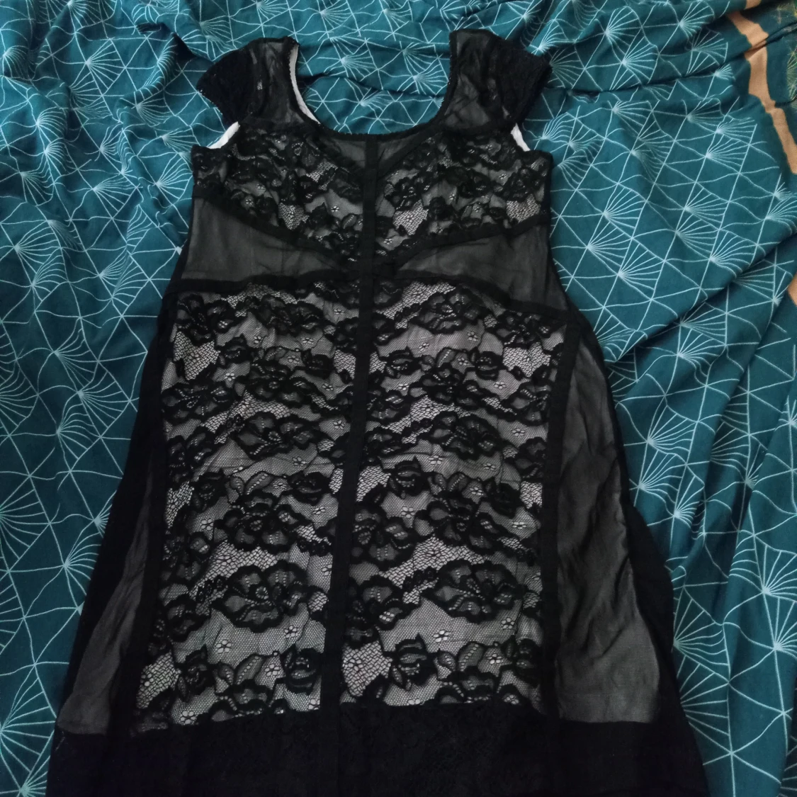 Spets klänning. - 90