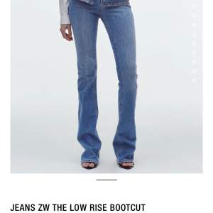 zara jeans low Rise bootcut storlek 36