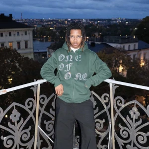 One of one hoodie - Säljer en helt ny oanvänd hoodie från one of one storlek S. Köpte till mitt ex men hann aldrig ge därav aldrig ens testad🫶🏼