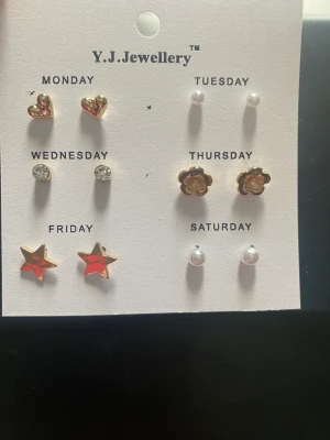 Sex par örhängen  - Sex par oanvända örhängen! 