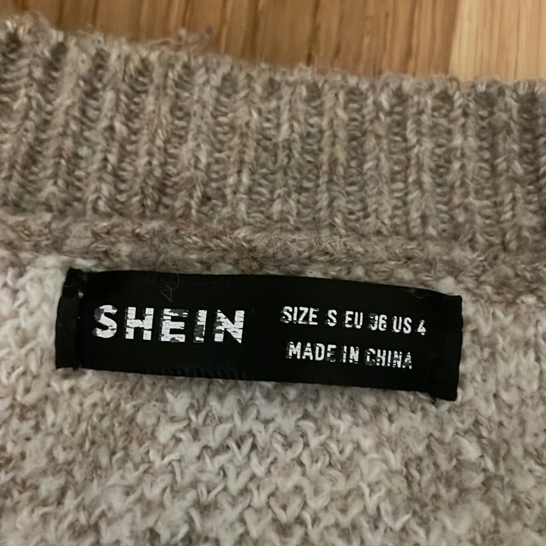 Beige zebra tröja😊 - 90