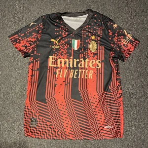 Ac milan tröja  - Säljer den här ac milan tröjan som användes säsongen 22/23 och är i toppskick. Zlatan ibrahimovic på ryggen, nummer 11. 